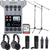 Zoom PodTrak P4 Portable Multitrack Podcast Recorder + 2x Zoom ZDM-1 Podcast Mic Pack Accessory Bundle