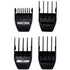 Wahl Professional Peanut Guides 4 Pcs Guide Set Fits Peanut, Beret, Sterling Mag - Black #3166