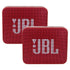 2x JBL GO 2 Wireless Waterproof Speaker Red