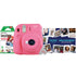 Fujifilm Instax Mini 9 Instant Camera Holiday Gift Set (Flamingo Pink) with Instant Film