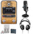 Zoom AC-2 Acoustic Creator Guitar Effects Pedal with Boya Professional Monitor Headphone, Microphone + More