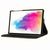 360 Degree Swivel Multi-Angle Stand Folio Leather Cover + Protective Hard Back Shell Case for Samsung Galaxy Tab A Tablet