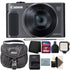 Canon PowerShot SX620 HS 20.2MP Digital Camera Black with LED Video Light and Accessory Kit