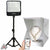 Vivitar Super Bright Flexible Led Light Panel 1600Lm Adjustable Brightness Mini Studio Bundle with Lightbox and Stand