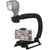 Vivitar LED Video Light Panel with Sports Action Holder + Recording Microphone for Cameras and Camcorders