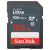 3x Sandisk Ultra 128 GB SDXC UHS-I Memory Card 100 MBs with Memory Card Holder