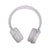 JBL Tune 510BT Wireless On-Ear Headphones White with JBL T110 in Ear Headphones Black