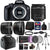 Canon EOS 3000D 18MP DSLR Camera + 18-55mm Lens + 58mm Telephoto & Wide Angle Lens + Filter Kit + UV Filter + 16GB Memory Card + Card Wallet + Reader + Hand Grip + Lens Pen + Case + Lens Cap Holder + CleaningKit + Mini Tripod