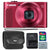 Canon PowerShot SX620 HS 20.2MP Digital Camera (Red) and Accessories