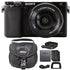 Sony Alpha A6000 Mirrorless Digital Camera Black with 16-50mm Lens and Camera Case