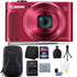 Canon PowerShot SX620 HS 20.2MP Compact Digital Camera Red with Accessories