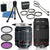 Canon EF-S 18-55mm f/3.5-5.6 STM Lens w/ Canon 75-300mm Lens III +58mm Filters a