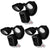 3X Ring Floodlight Camera Motion-Activated HD Security Cam Two-Way Talk and Siren Alarm, Black, Works with Alexa