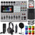 Zoom PodTrak P8 Portable Multitrack Podcast Recorder + 4x Zoom ZDM-1 Podcast Mic Pack Accessory Bundle