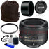 Nikon 50mm f/1.8G AF-S Lens for Nikon Digital SLR Cameras + Pouch and More