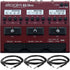 Zoom B3n Multi-Effects Processor for Bassists with Pig Hog Cable Accessory Kit