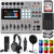 Zoom PodTrak P8 Portable Multitrack Podcast Recorder + 3x Zoom ZDM-1 Podcast Mic Pack Accessory Bundle