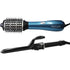 BaByliss Pro Nano Titanium Oval Ionic Hot Air Brush - 2 1/2" and BaByliss Pro Porcelain Ceramic 3/4" Spring Curling Iron