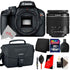 Canon EOS T100 18MP Digital SLR Camera + 18-55mm lens + 16GB Memory Card + Wallet + Reader + Lens Pen + Dust Blower + 50 Lens Tissue + Camera case + 3pc Cleaning Kit