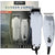 Andis Barber Combo Adjustable Blade Clipper and T-Blade Trimmer Set with Small Styling Comb