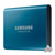 Samsung MU-PA500 Portable External SSD T5 500GB Memory Upto 540 MB/s for Windows Mac Android - Blue