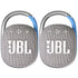 2x JBL Clip 4 Eco Ultra-Portable Waterproof Bluetooth Speaker (Cloud White)