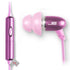 JLAB Jbuds Metal Earbuds Pink Compatible with All Mobile Smart Devices and MP3 Players