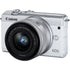 Canon EOS M200 Mirrorless Digital Camera with 15-45mm lens WHITE